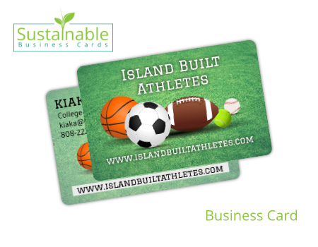 Island Built Athletes business card example